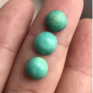 Turquoise เทอร์คอยส์ ดิบ สีเขียวน้ำทะเล 5.65 ct