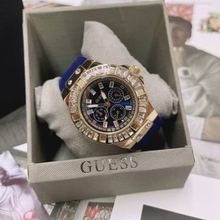 Guess💓สายยาง พร้อมซองผ้า+ถ่าน⌚ Code:W10D080664