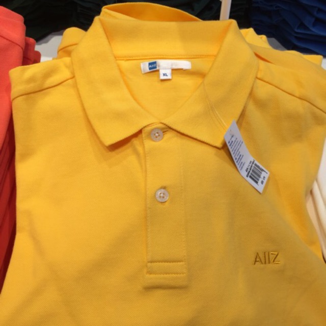 เสื้อโปโลชายสีล้วน AIIZ แท้ 100% จากช้อป