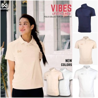 Warrix เสื้อโปโล Vibes 203PLACL01 เนื้อผ้า Polyester 100%