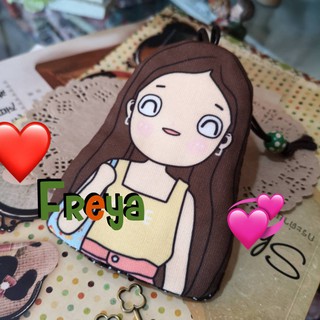 DIY-KG-1004  FreyaKeycover ที่เก็บกุญแจ ลายสาวน้อย Freya