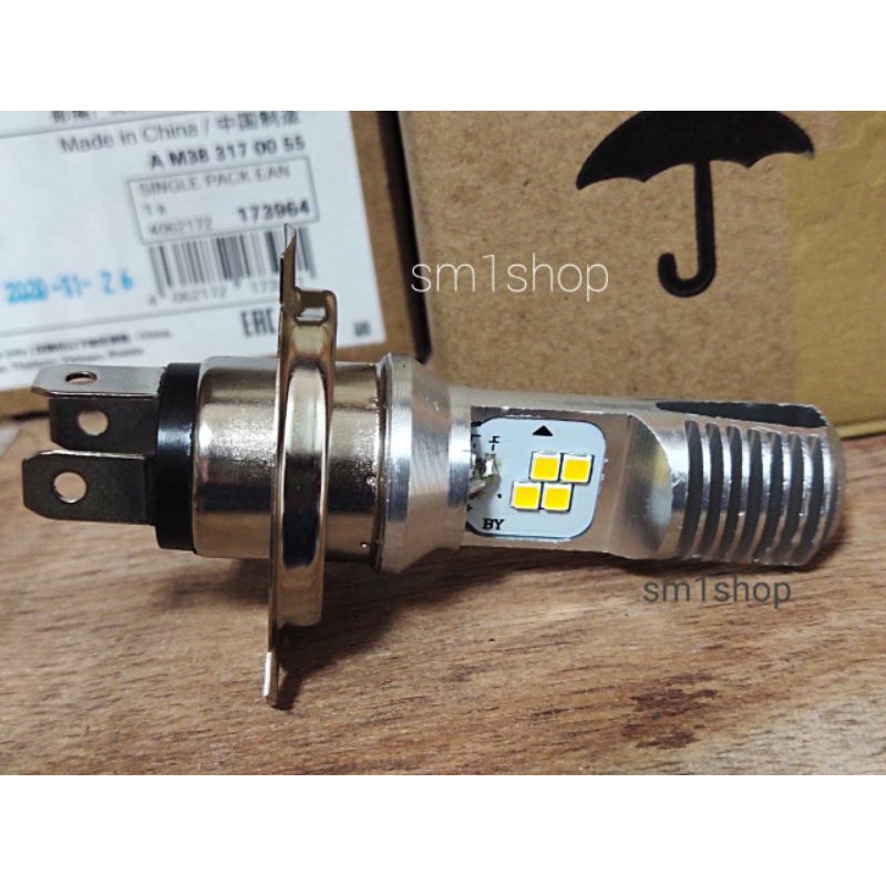 หลอดไฟหน้า HS1 LED 7185 รถมอเตอร์ไซค์ Oram แท้ LED-HS1  12V DC 5W สีเหลือง และ สีขาว (1หลอด) 7285CWไม่ต้องแปลงไฟ - รูปที่ 2