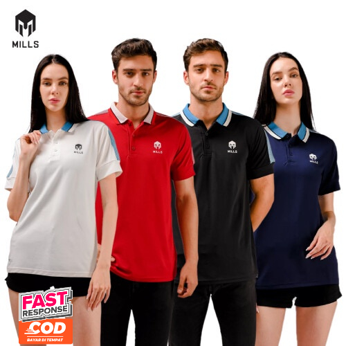 เสื้อโปโล - เสื้อโปโล Mills Sport Style Neo