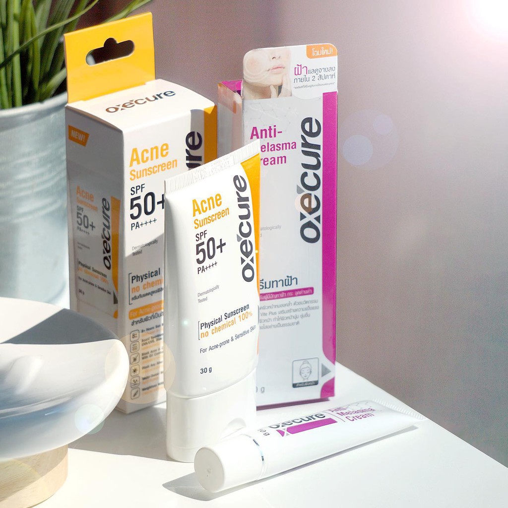 oxecure acne sunscreen