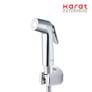 Karat Faucet ชุดสายฉีดชำระสีโครเมี่ยม พร้อมสายและขอแขวน รุ่น KA-09-311-50