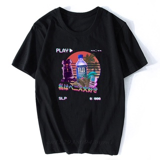 เสื้อยืดผ้าฝ้าย Vaporwave Fiji เสื้อยืดลําลอง แขนสั้น พิมพ์ลายขวดน้ํา สไตล์วินเทจ สําหรับผู้ชาย ผู้หญิง