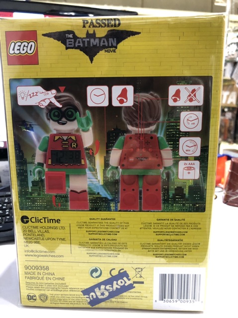 LEGO Batman 9009358 Sveglia per bambini minifigure Robin 