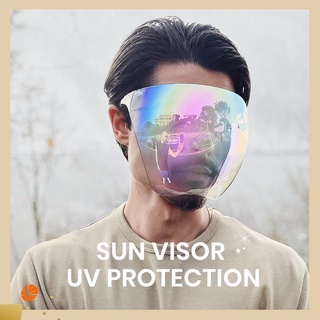 Cyxus Face Shield แว่นตากันแดดจักรยานหน้ากากป้องกันรังสียูวีสำหรับCผู้ชายผู้หญิง UV Protection Shade Visor แว่นตา 9006