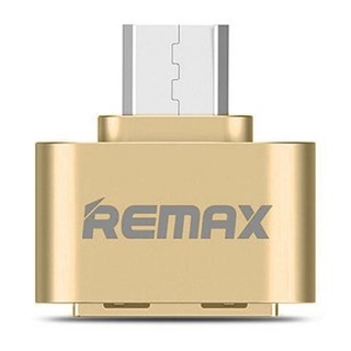 Remax OTG Adapter RA-OTG USB (สีทอง)