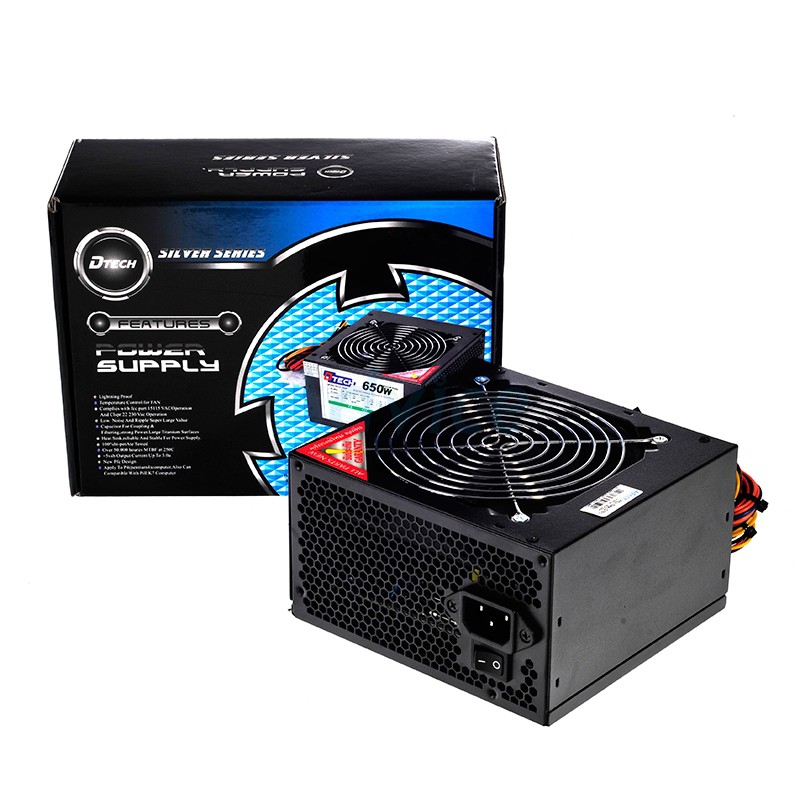 PSU DTECH P W036 650W. Maximum Power : 650W