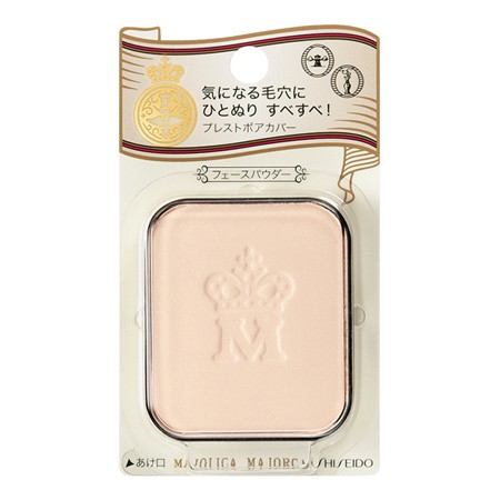 ✈ Shiseido ♛ Majolica Majorca Pressed Pore Cover Powder (รีฟิว) แป้งฝุ่นอัดแข็ง คุมมัน อำพรางรูขุมขน