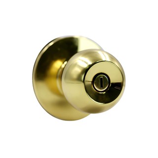 ลูกบิดห้องน้ำ YALE VCA5222US3 หัวกลม PB YALE KN-VCA5222US3 PB BATHROOM KNOB