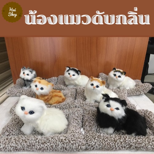 ตุ๊กตาน้องแมวดับกลิ่น น้องแมวดับกลิ่น น้องแมวดูดกลิ่น ตุ๊กตาดับกลิ่นในรถยนต์ ดับกลิ่น ถุงดับกลิ่น ถุงปรับอากาศ