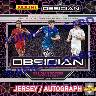 PANINI OBSIDIAN SOCCER การ์ดลายเซ็น ชิ้นส่วน นักฟุตบอล พานินี่ AUTOGRAPH JERSEY PATCH MEMORABILIA