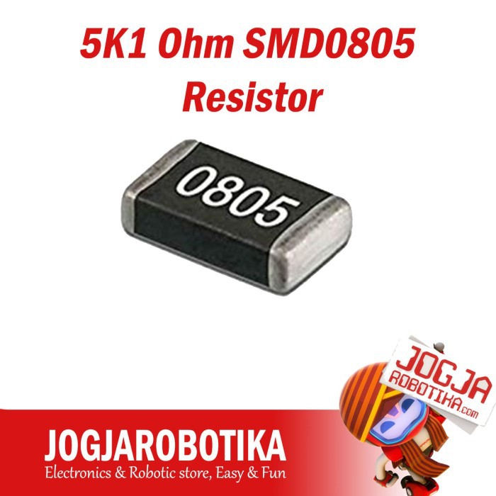 ตัวต้านทาน 5K1 Ohm SMD0805