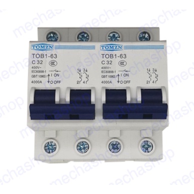 เบรกเกอร์เอซี เบรกเกอร์สลับแหล่งจ่ายไฟ แบบแมนวล AC400V 25A/32A/63A MTS Circuit breaker
