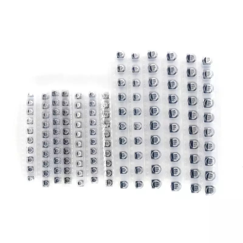 SMD Capacitor Electrolytic อลูมิเนียม 680uf 6.3V 10V 16V 25V 35V 50V