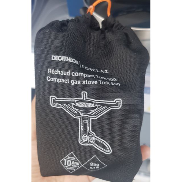 เตาแก็ส น้ำหนัก 85 กรัม stove trek 500 by Decathlon Shopee Thailand