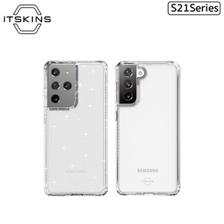 iTskins Hybrid Spark เคสกันกระแทกผ่านมาตราฐานMLTD810Gเกรดพรีเมี่ยม รองรับ Samsung Galaxy S21Plus/S21Ultra(ของแท้100%)