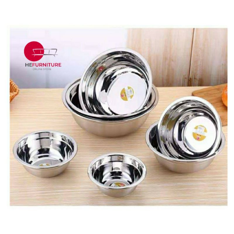 ชามสแตนเลส SUS304***