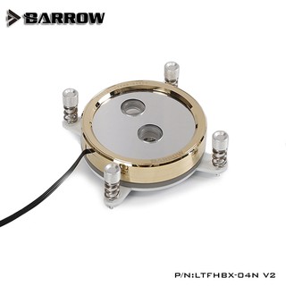 Barrow real Gold limited edition CPU water block for INTEL platform White (ผิวเคลือบชุบเคลือบทอง 24K จัดส่งในไทย)