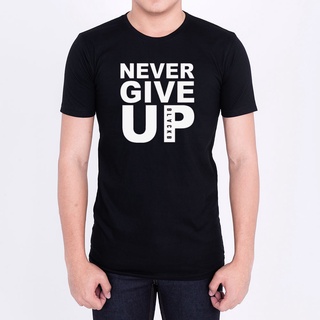 【cotton Tshirts👕】เสื้อลิเวอร์พูล Never Give Up Liverpool ผ้าดี cotton100, สกรีนแบบเฟล็ก PU