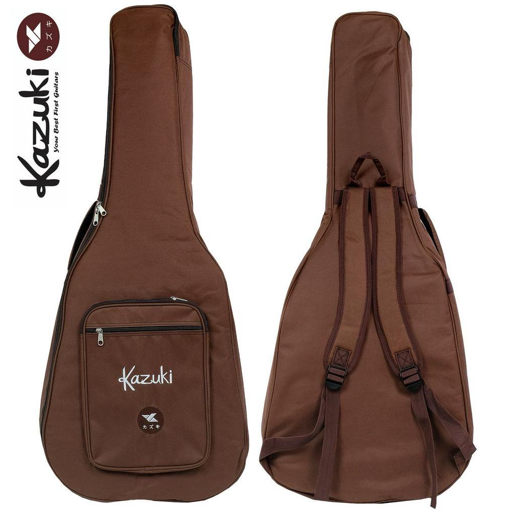 Kazuki® DCKZ-SOUL12MM กระเป่ากีตาร์โปร่ง 41 นิ้ว บุฟองน้ำหนา 12 มิล มีที่สะพายหลัง Soul Series (Acoustic Guitar Gig Bag)
