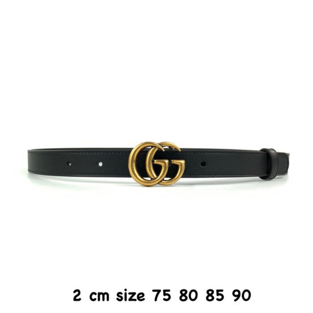Gucci belt 2 cm พร้อมส่ง ของแท้100%