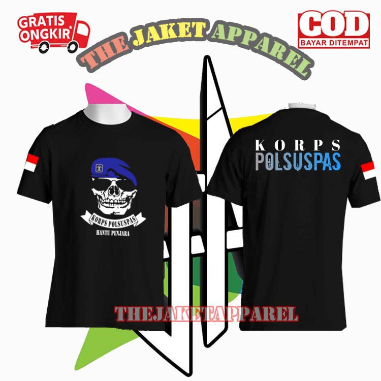 เสื้อยืดแขนสั้น CORPS POLSUSPAS / เสื้อ POLSUSPAS HANTU PENJARA