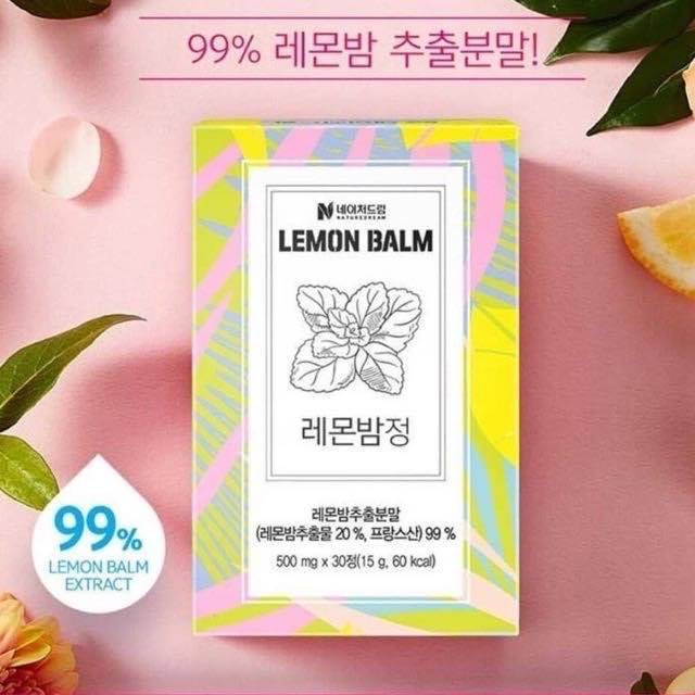 Nature Dream Lemon Balm Booster Pill 1 กล่อง (30 Tablets)