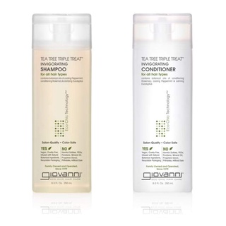 Tea Tree Triple Treat Invigorating Shampoo แชมพูบำรุงสุขภาพเส้นผมและหนังศีรษะ 250 มล.