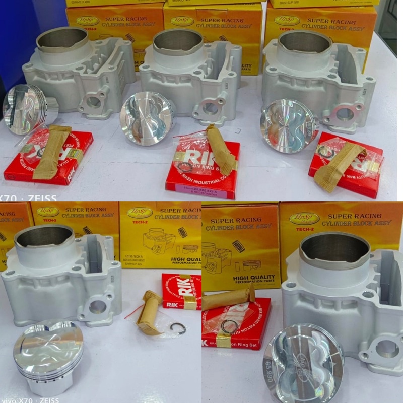 HPSP HISPEED LC135 63MM 65MM 66MM SUPER BLOCK KIT SET +SLIP 4MM (สําหรับการใช้งาน SUPER HEAD )TECH 2