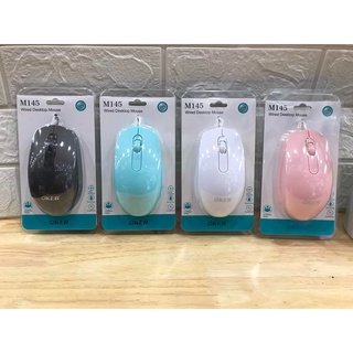 ส่งจากไทย USB Mouse OKER M145 M145G เม้าส์มีสาย เม้าส์ โอเกอร์ โอเคอร์ พร้อมส่ง