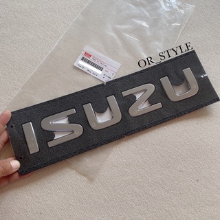 โลโก้ ISUZU MU-X 2020-2023 แท้ศูนย์ ติดท้าย ตัวอักษรแยก ขนาด 30x5cm (ENY-8-97540212-0)