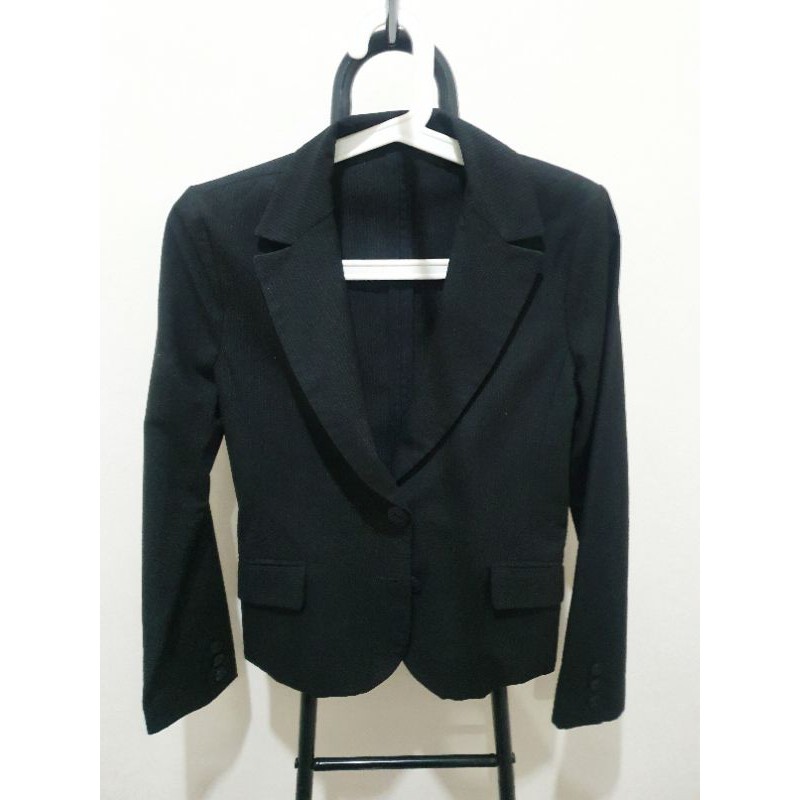 AIIZ เสื้อสูทสีดำ Size s(โอนตรง250ส่งฟรี)