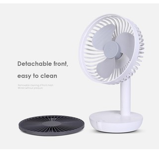 Solove table fan F5 พัดลมตั้งโต๊ะ ขนาดพกพา 4000 มิลลิแอม