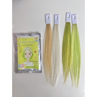 ทรีทเม้นท์เปลี่ยนสีผม  LIME - CANDY COLOR KERATIN TREATMENT (แคนดี้คัลเลอร์เคราตินทรีทเม้นท์))