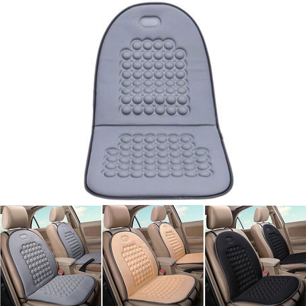 1 Pcs Car Black Seat Pad Massage Padded Therapy Bubble Seat Cushion Chair Cover