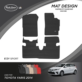 พรมปูพื้นรถยนต์เข้ารูปสำหรับ Toyota Yaris (ปี 2014-2016)