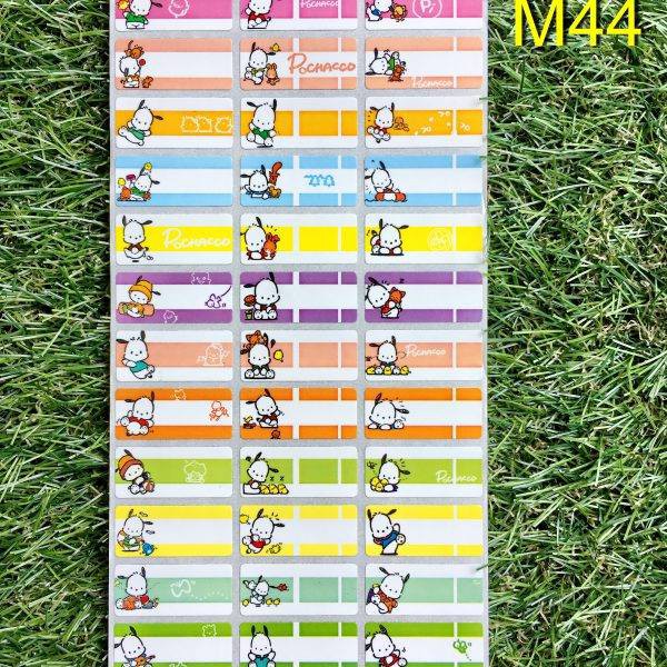 🎀สติ๊กเกอร์ชื่อกันน้ำ🎀 ลาย #M44