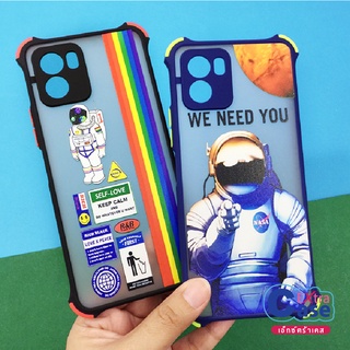 SAMSUNG A03 A22(5G)  A32(5G) A52(5G) A53(5G)  เคสกันกระแทกกันกล้อง เคสกันเลนส์กล้อง หลังขุ่นขอบสี