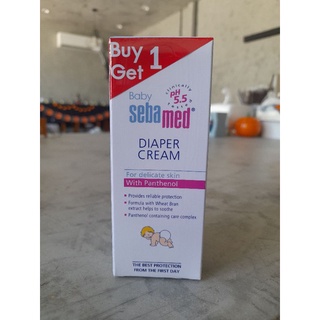 (Free shampoo 20ml) Sebamed Baby Diaper Rash Cream 50 ml ครีมทาผื่นผ้าอ้อม 1 หลอด