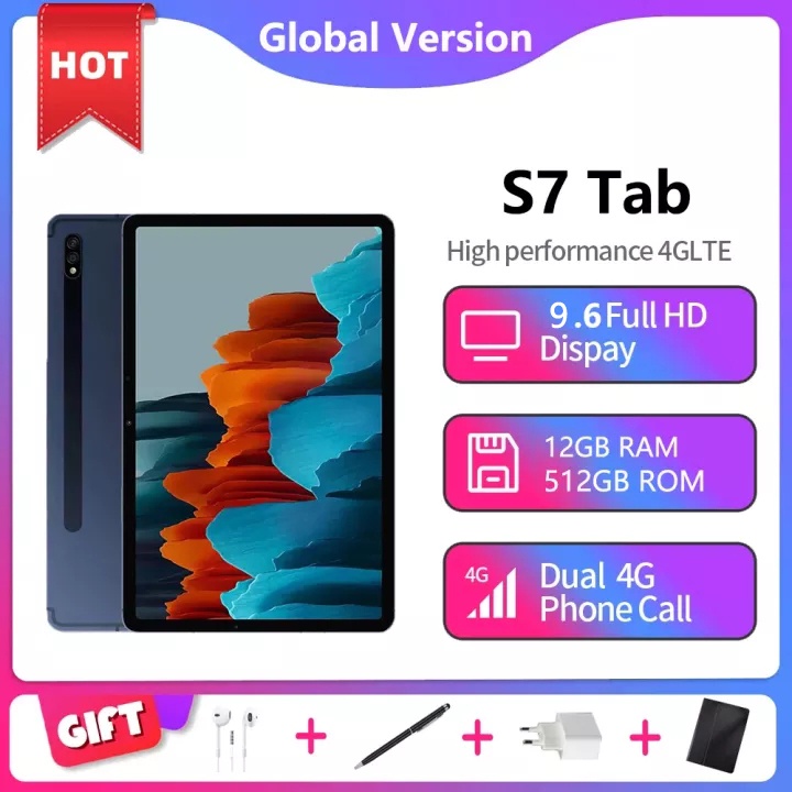 🔥แถมคีย์บอร์ด+เคสหนัง🔥2022 แท็บเล็ต SANSUNG S7+Tab 12GB+512GB ROM 9.6 นิ้ว เต็มจอ WiFi สำหรับห้องเรียนออนไลน์เรียนรู้ #9