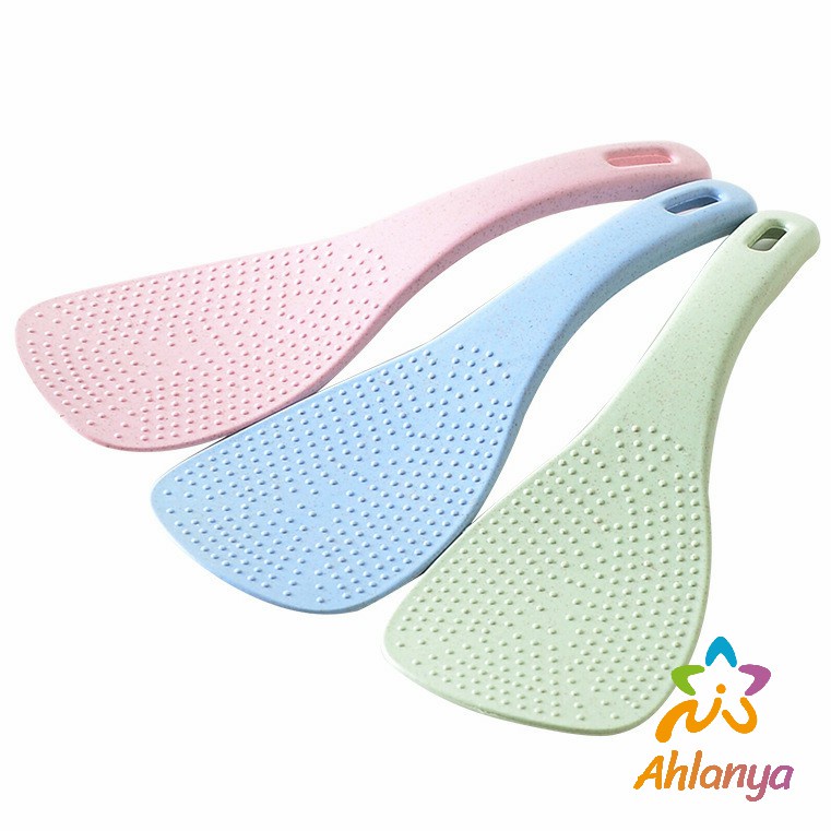 Ahlanya ทัพพีตักข้าว ข้าวไม่ติดทัพพี ทำจากฟางข้าวสาลี   wheat straw spoon - รูปที่ 6