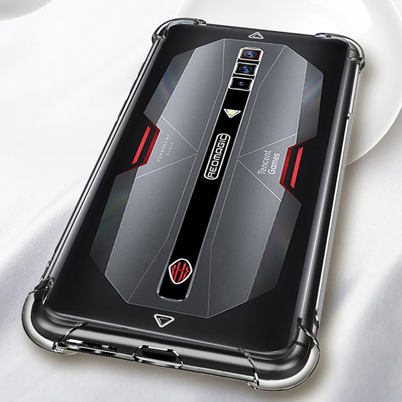 ZTE Nubia Red Magic 6 6s 6 Pro โปร่งใสคริสตัลใส Anti-Scratch กันกระแทก TPU กรณี