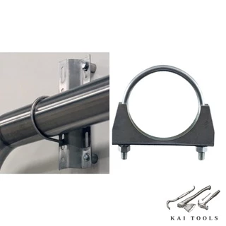 ยูโบลท์+ประกับ ยูโบลท์ประกับ U-Bolt Clamp เหล็กรัดท่อ (ยูแคล้ม) ยึดจับท่อ