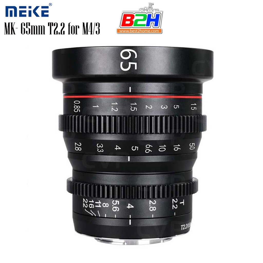 Meike MFT Cine Lens 65mm T2.2 for M4/3 Olympus Panasonic Lumix Cameras and BMPCC 4K