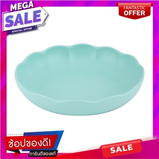 จานเซรามิกบัว 8" KECH BONITA ฟ้า อุปกรณ์ใส่อาหาร CERAMIC COOP PLATE 8" KECH BONITA BLUE