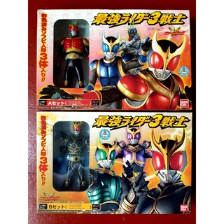 [VINTAGE RARE 2000] BANDAI CANDY TOYS KAMEN RIDER KUUGA ครบชุด 2 กล่อง (6 ตัวละคร) สินค้าปี 2000 ของใหม่ มือ 1 ของแท้