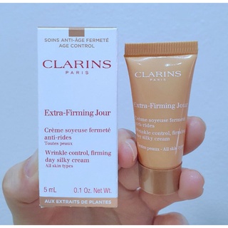 ครีมบำรุงผิวหน้ากลางวัน ยกกระชับ แท้💯%Clarins Extra Firming Jour Day-Silky- Cream 5 ml. มีฉลากไทย